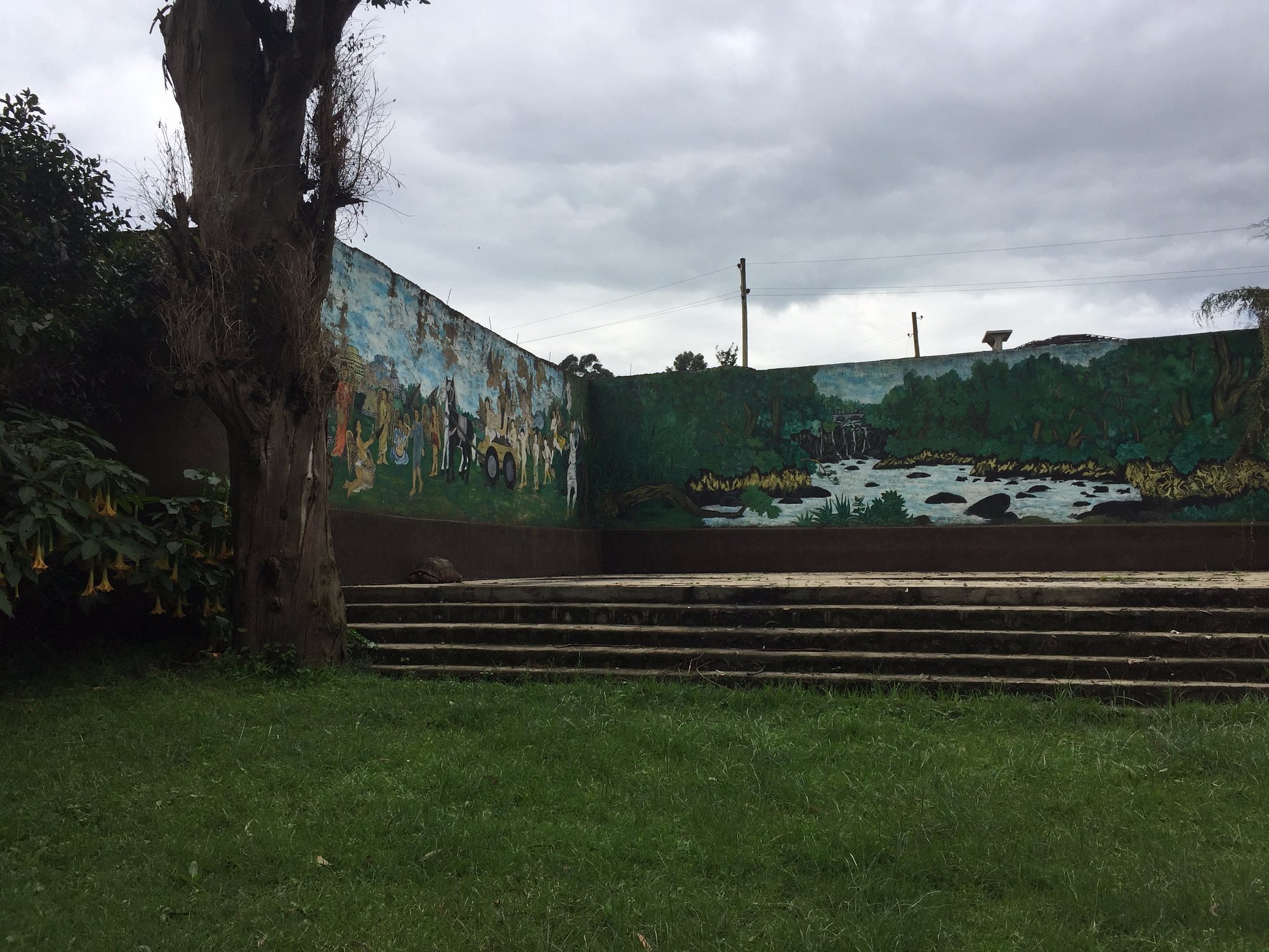 Amphitheater space for performances