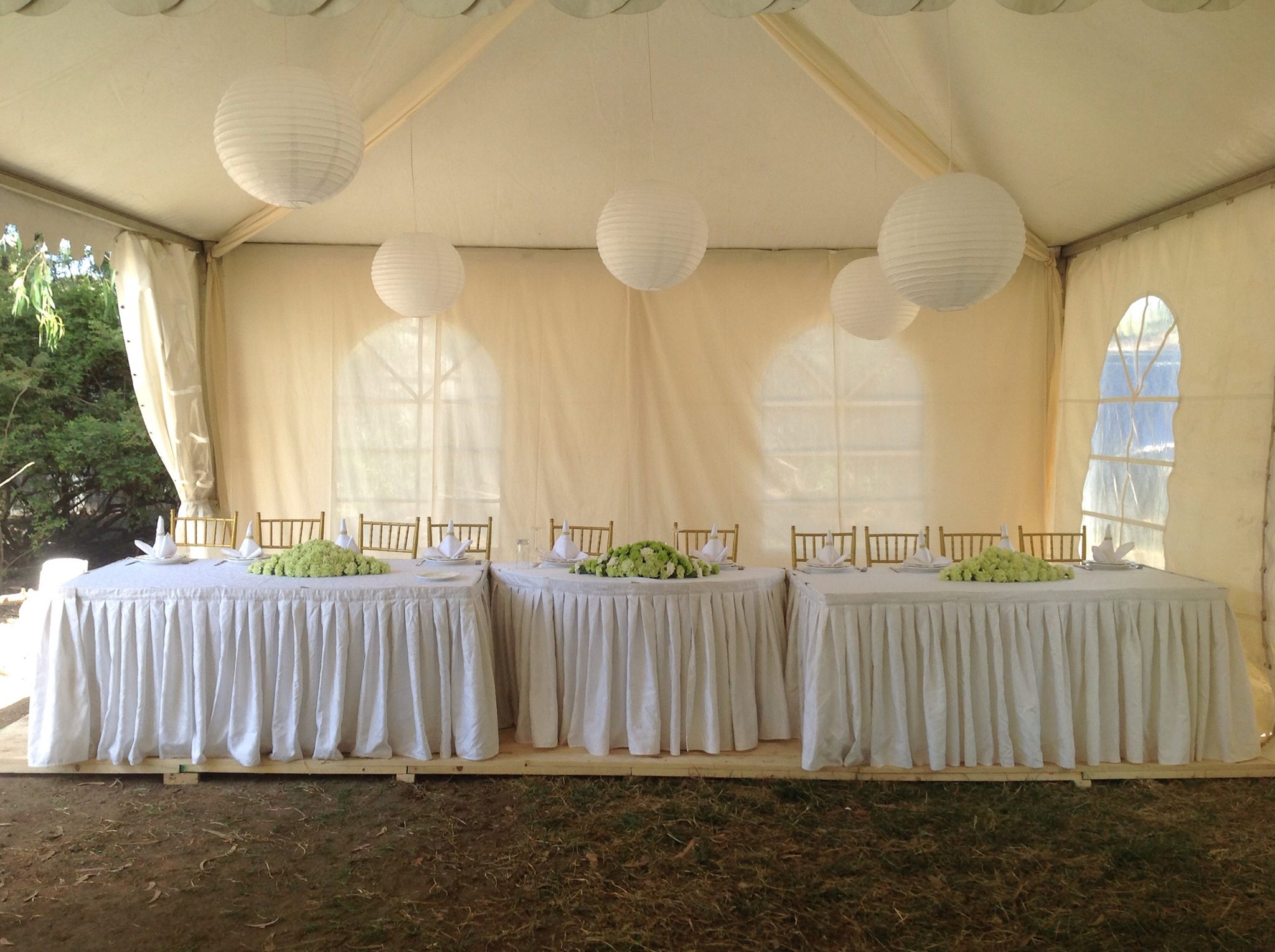 Wedding celebration at Abbaba's Villa